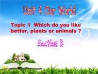 初中英语Topic 1 What's the strongest animal on the farm?教学演示课件ppt