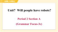 人教新目标 (Go for it) 版八年级上册Unit 7 Will people have robots?综合与测试习题ppt课件