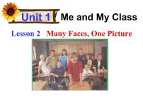 冀教版八年级上册Lesson 2 Many Faces, One Picture教课ppt课件