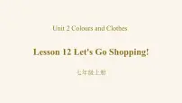 初中英语Lesson 12 Let's Go Shopping!教学演示课件ppt