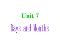 初中英语冀教版七年级上册Lesson 37 Seasons and Weather教学ppt课件