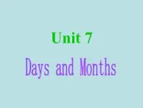 初中英语冀教版七年级上册Unit 7 Days and MonthsLesson 37 Seasons and Weather课文配套ppt课件