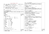 初中英语冀教版七年级上册Lesson 16  Happy or Sad学案及答案