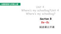 初中英语人教新目标 (Go for it) 版七年级上册Section B教课ppt课件