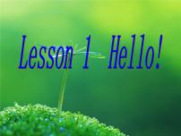 冀教版七年级上册Lesson 1  Hello!教课内容课件ppt