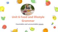 2021学年Unit 6 Food and lifestyle说课ppt课件