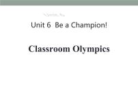 冀教版八年级下册Lesson 36 Classroom Olympics课前预习课件ppt