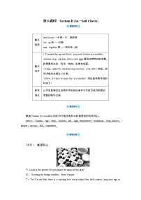 人教新目标 (Go for it) 版八年级上册Section B教案设计