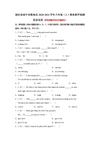 湖北省咸宁市嘉鱼县2020-2021学年八年级上学期期末教学检测英语试卷（含答案）