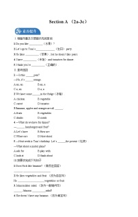 初中英语人教新目标 (Go for it) 版七年级上册Unit 3 Is this your pencil?Section A课时训练