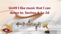 人教新目标 (Go for it) 版九年级全册Unit 9 I like music that I can dance to.Section A背景图课件ppt