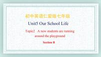 初中英语仁爱科普版七年级下册Topic 2 A few students are running around the playground.获奖课件ppt