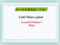 八年级下册Lesson 12 Danny's Plant备课ppt课件