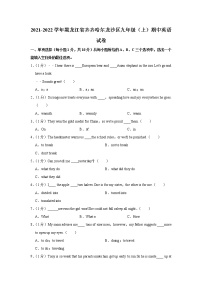 黑龙江省齐齐哈尔龙沙区2021-2022学年九年级上学期期中英语试卷（word版 含答案）