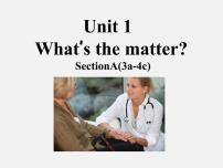 2020-2021学年Unit 1 What’s the matter?Section A背景图ppt课件