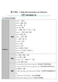 2021学年Section A一等奖第1课时教案设计