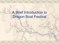 初中英语牛津上海版 (五四制)六年级下册（新版）Unit 3 Dragon BoatFestival背景图课件ppt