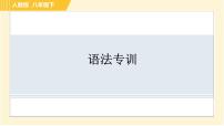 外研版八年级下册英语 专项训练 语法专训 习题课件