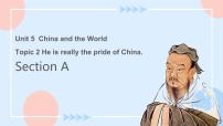 仁爱科普版九年级下册Topic 2 He is really the pride of China.完美版ppt课件