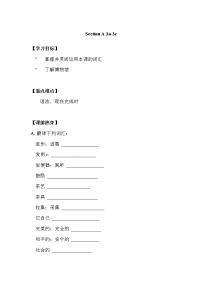 英语八年级下册Section A教学设计