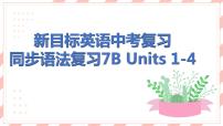 新目标英语中考复习课文同步语法复习7B Units 1-4课件PPT