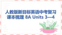 人教版新目标英语中考复习课本梳理 8A Units3—4课件