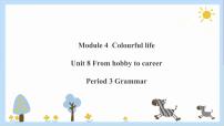 初中英语牛津版 (深圳&广州)七年级下册（2012秋审查）Module4 Colourful lifeUnit 8 From hobby to career教学ppt课件