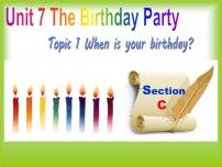 初中英语仁爱科普版七年级下册Topic 1 When is your birthday?课文课件ppt