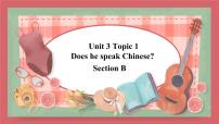 仁爱科普版Topic 1 Does he speak Chinese?教课内容课件ppt
