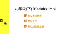 外研中考英语 22. 第一部分 九年级(下) Modules 1～4 PPT课件