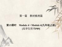 2021届中考英语复习讲义课件：九上　Module 4－Module 6 (共35张PPT)