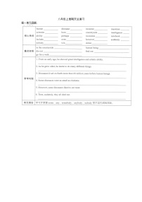 八年级上册期末总复习学案