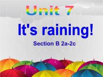 初中英语人教新目标 (Go for it) 版七年级下册Unit 7 It’s raining!Section B图文课件ppt