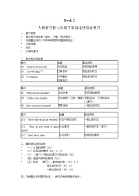 英语：人教新目标七年级下英语语法综合复习（无答案）