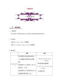 中考英语二轮复习专题讲与练： 一般将来时（含详解）