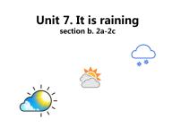 英语七年级下册Unit 7 It’s raining!Section B评课ppt课件