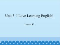 初中英语冀教版七年级下册Lesson 30 Writing an E-mail in English图片ppt课件