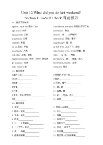 初中英语人教新目标 (Go for it) 版七年级下册Section B课时训练