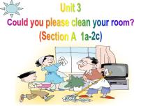 人教新目标 (Go for it) 版八年级下册Unit 3 Could you please clean your room?Section A课文配套课件ppt