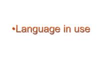 初中外研版 (新标准)Unit 3 Language in use多媒体教学ppt课件