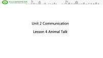 北师大版八年级下册Lesson 4 Animal Talk图片ppt课件