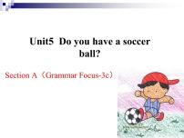 英语七年级上册Unit 5 Do you have a soccer ball?Section A图片ppt课件