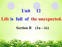 初中英语人教新目标 (Go for it) 版九年级全册Unit 12 Life is full of the unexpectedSection B课文内容课件ppt