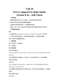 人教新目标 (Go for it) 版九年级全册Section B教学设计
