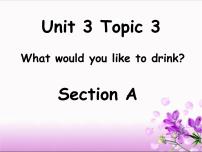 初中英语仁爱科普版七年级上册Topic 3 What would you like to drink?授课ppt课件