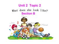 仁爱科普版七年级上册Topic 2 What does she look like?教学课件ppt