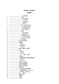 外研版七年级英语下学期期末复习M1-M3重点短语默写卷