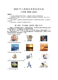 湖南省永州市新田县2021-2022学年八年级下学期期末质量监测英语试题（含答案）