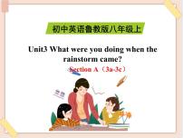 初中英语Unit  3  What were you doing when the rainstorm came?Section A评课课件ppt