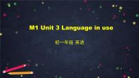 外研版 (新标准)七年级上册Unit 3 Language in use.教课ppt课件